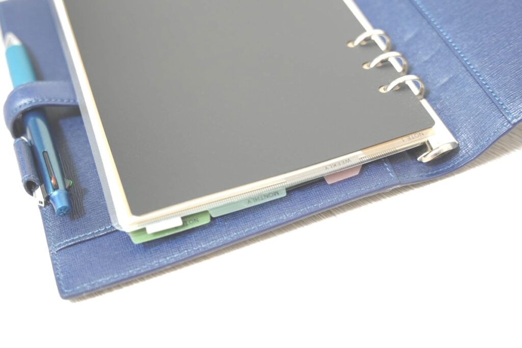 ブレイリオのA5システム手帳のインデックスリフィル