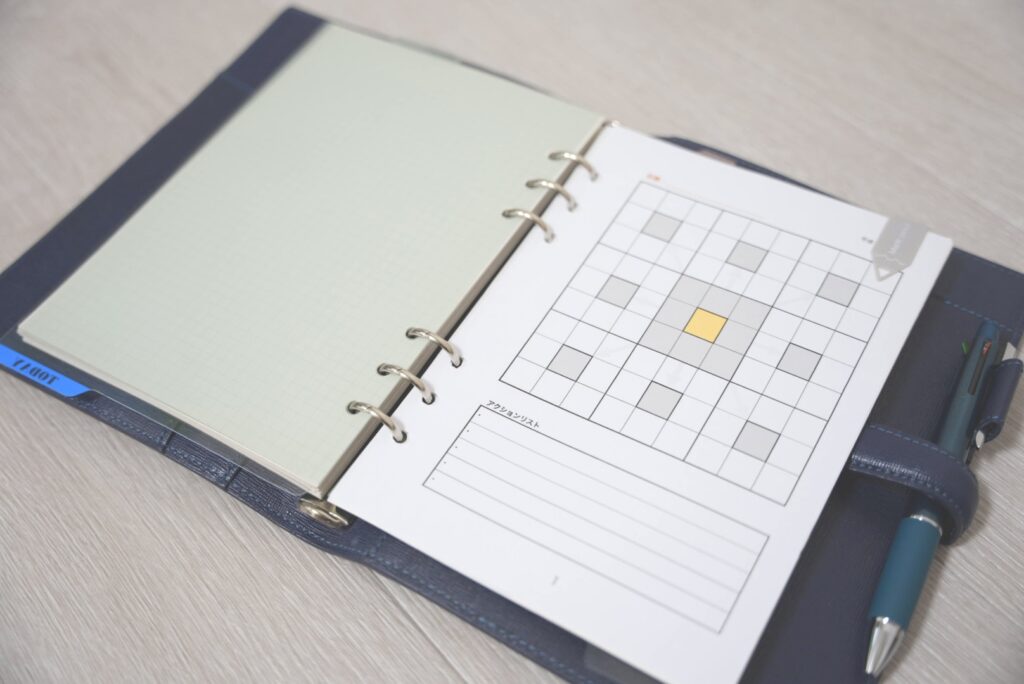 ブレイリオのA5システム手帳のリフィル