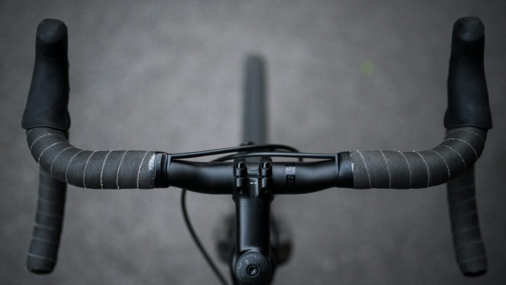 上から見たドロップハンドル