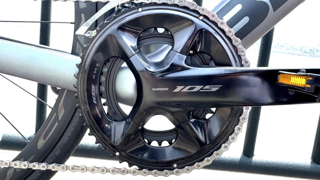 Bianchi（ビアンキ）のロードバイク「OLTRE RACE」のクランク105