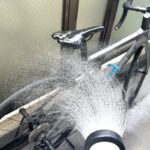 ビアンキのロードバイク「オルトレレース」を洗車