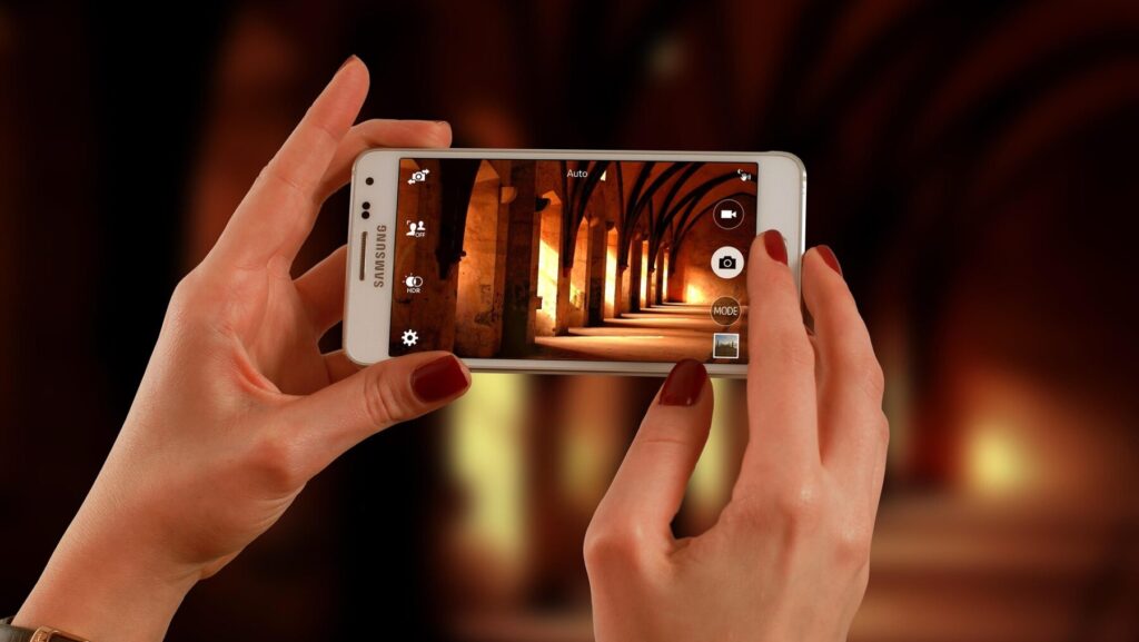 iPhoneで写真を撮る