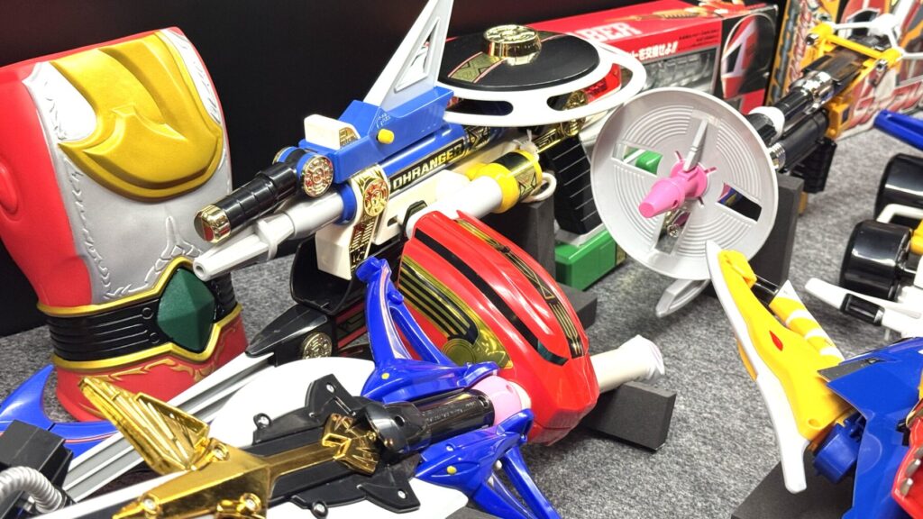 全スーパー戦隊展で展示されてる玩具