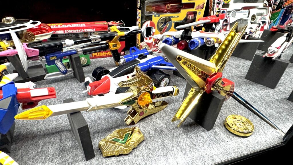 全スーパー戦隊展で展示されてる玩具