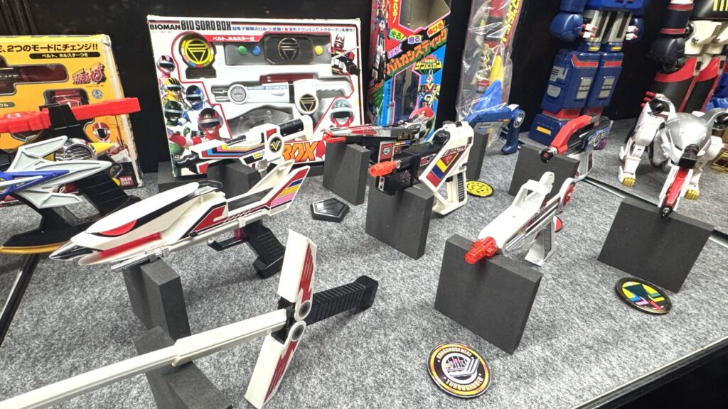 全スーパー戦隊展で展示されてる玩具