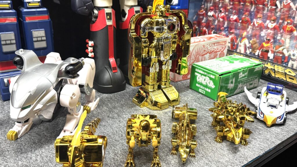 全スーパー戦隊展で展示されてる玩具
