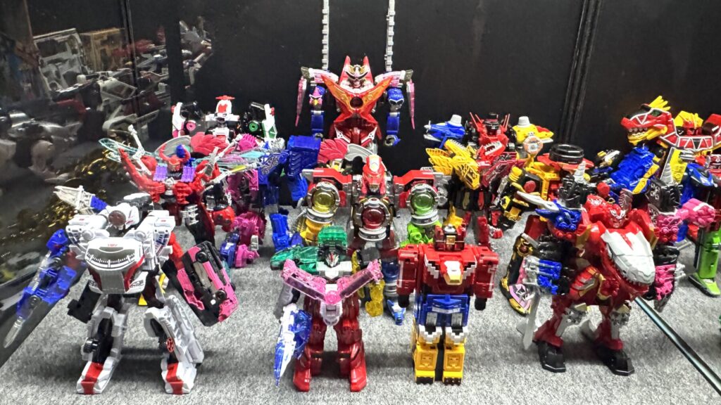 全スーパー戦隊展で展示されてる玩具