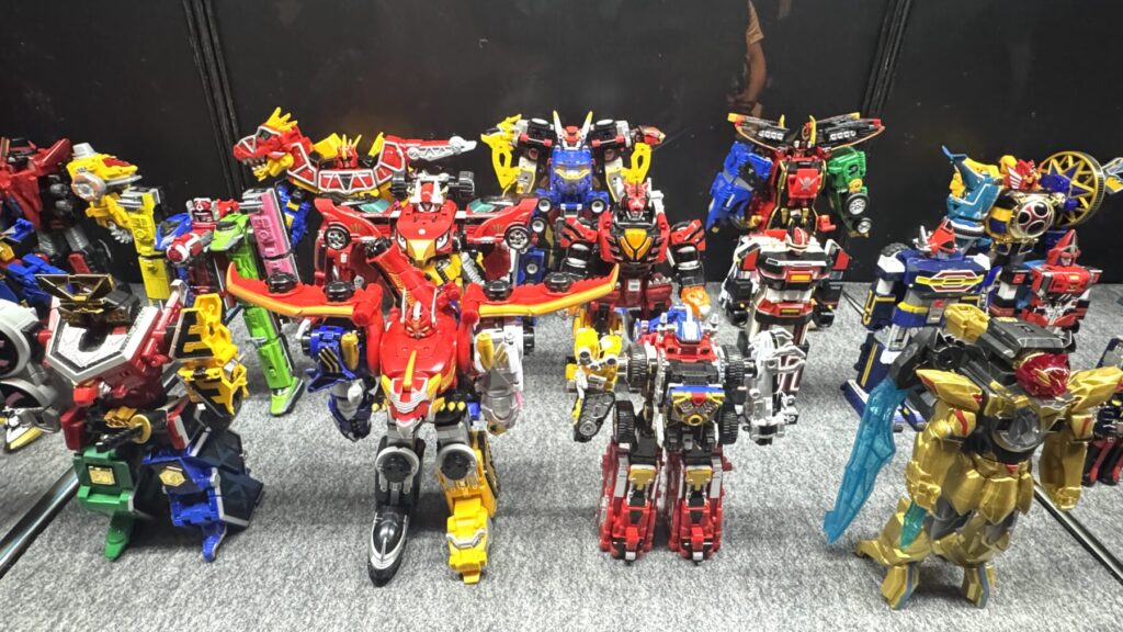 全スーパー戦隊展で展示されてる玩具