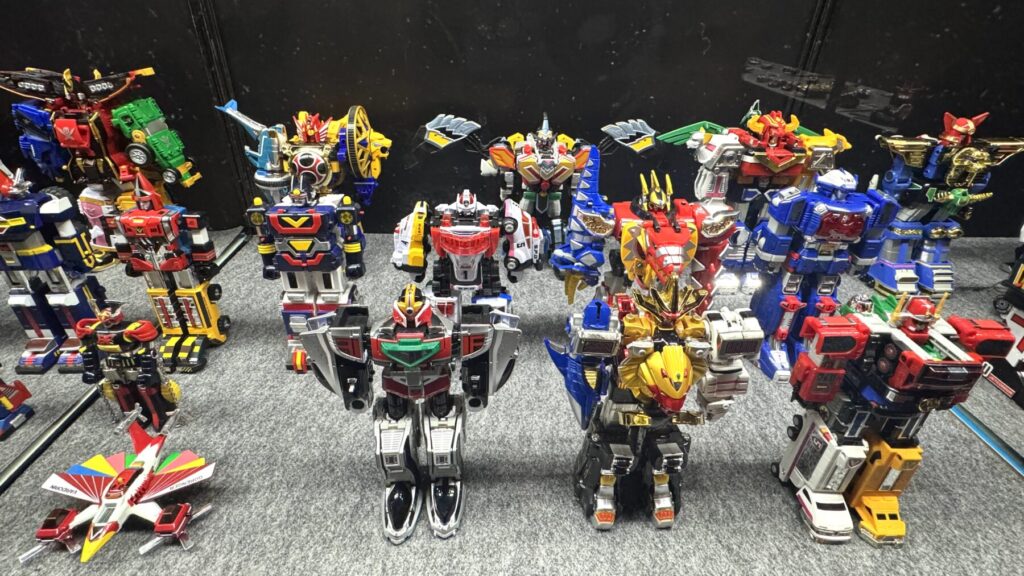 全スーパー戦隊展で展示されてる玩具
