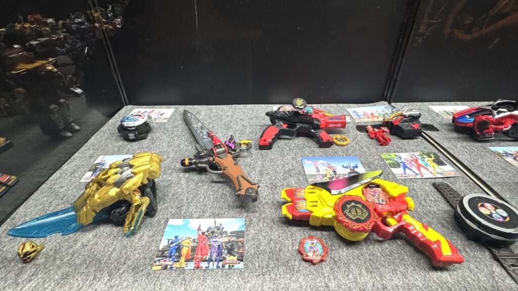 全スーパー戦隊展で展示されてる玩具