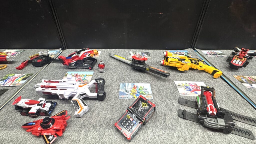 全スーパー戦隊展で展示されてる玩具