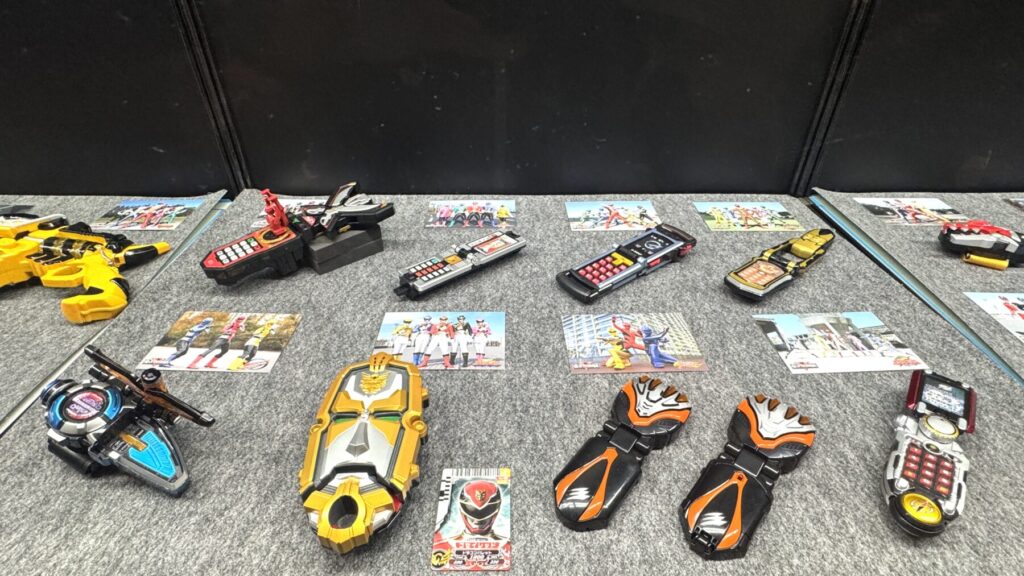 全スーパー戦隊展で展示されてる玩具
