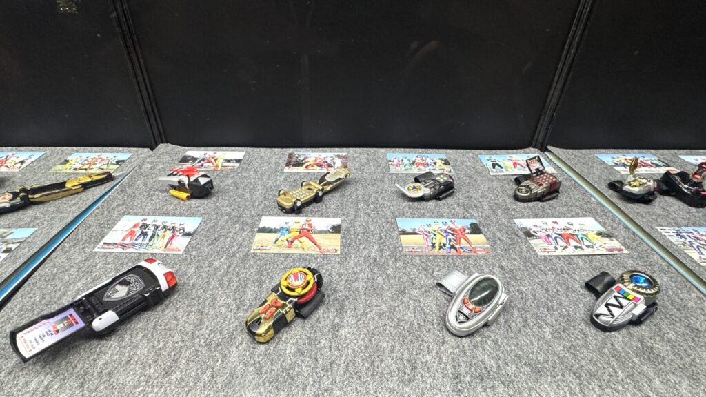 全スーパー戦隊展で展示されてる玩具