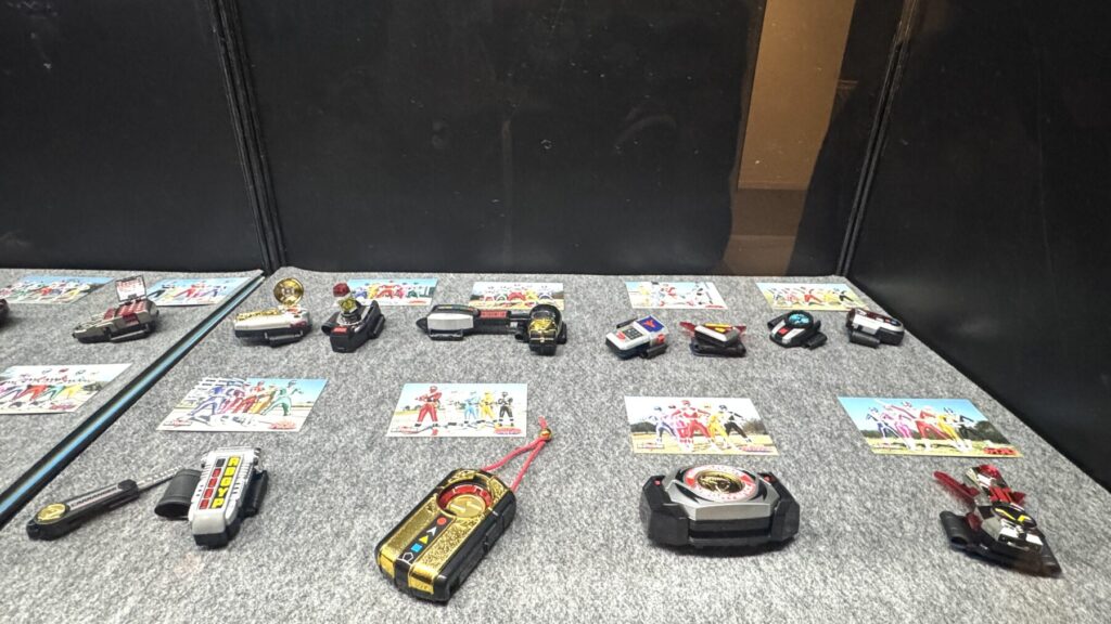 全スーパー戦隊展で展示されてる玩具