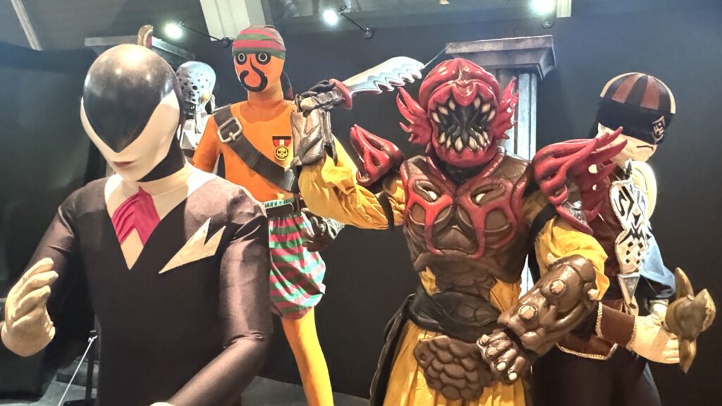 全スーパー戦隊展の悪役スーツ
