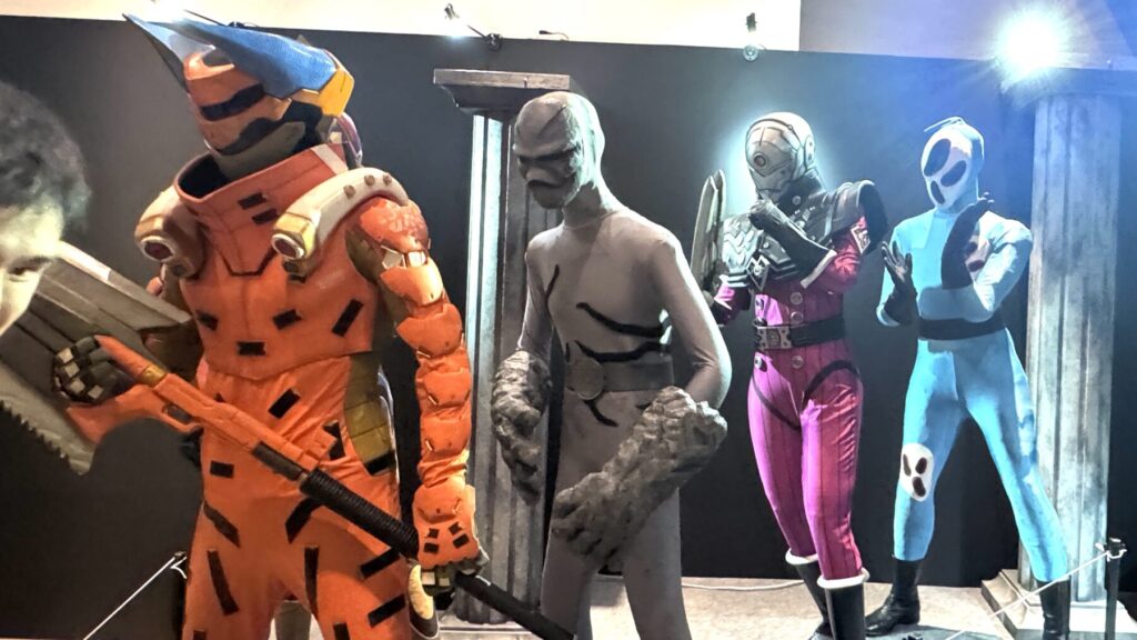 全スーパー戦隊展の悪役スーツ