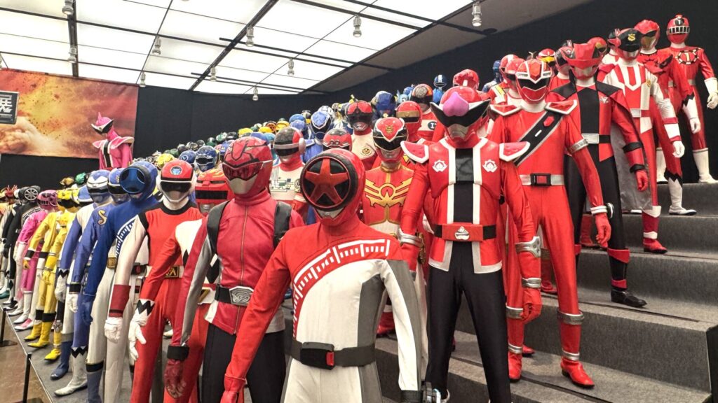 全スーパー戦隊展で展示されてる全スーパー戦隊