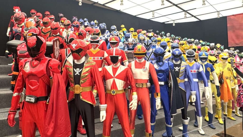 全スーパー戦隊展で展示されてる全スーパー戦隊