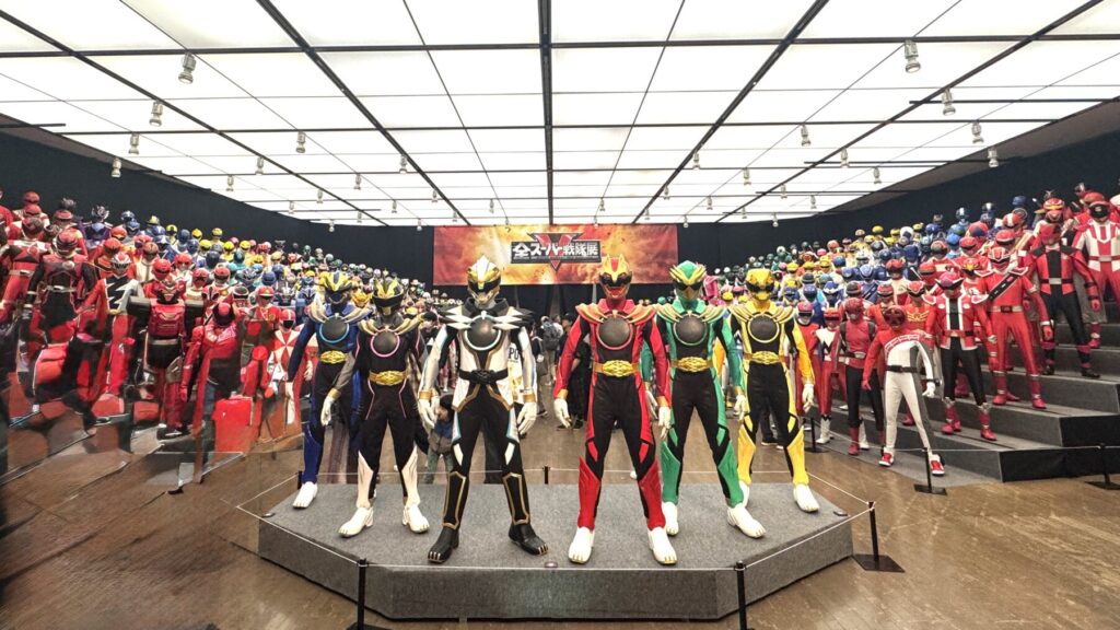 全スーパー戦隊展で展示されてる全スーパー戦隊
