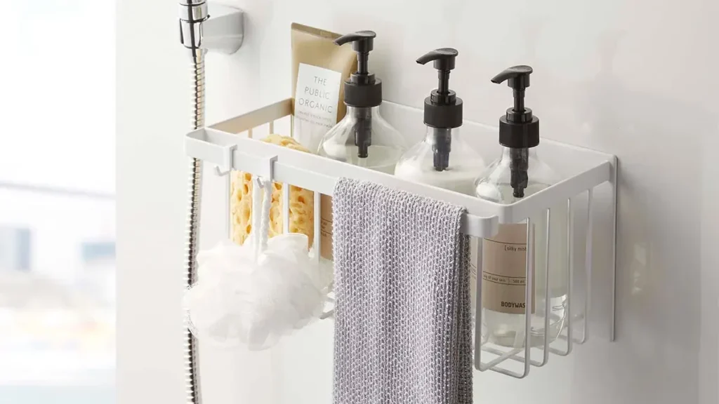 山崎実業のタワー製品風呂用ラック