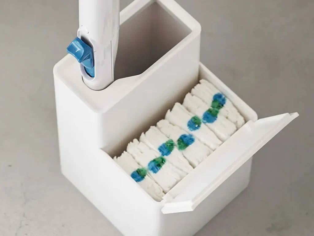 山崎実業のタワー製品スクラビングバブル収納