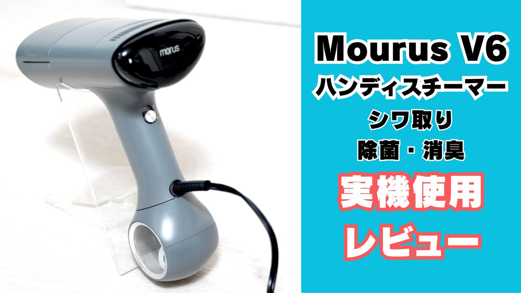 Morus V6 ハンディスチーマーレビュー