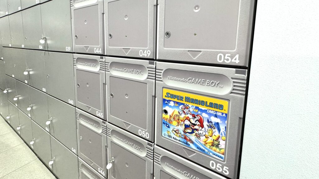 ニンテンドーミュージアムのロッカー