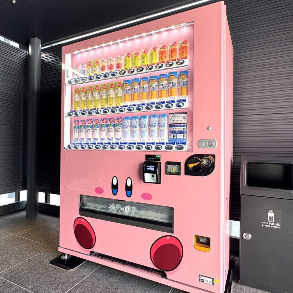 ニンテンドーミュージアムのカービィの自販機