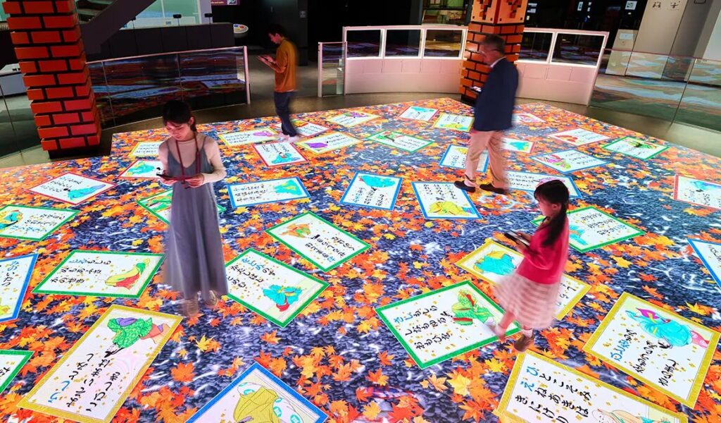 ニンテンドーミュージアムの体験コーナー