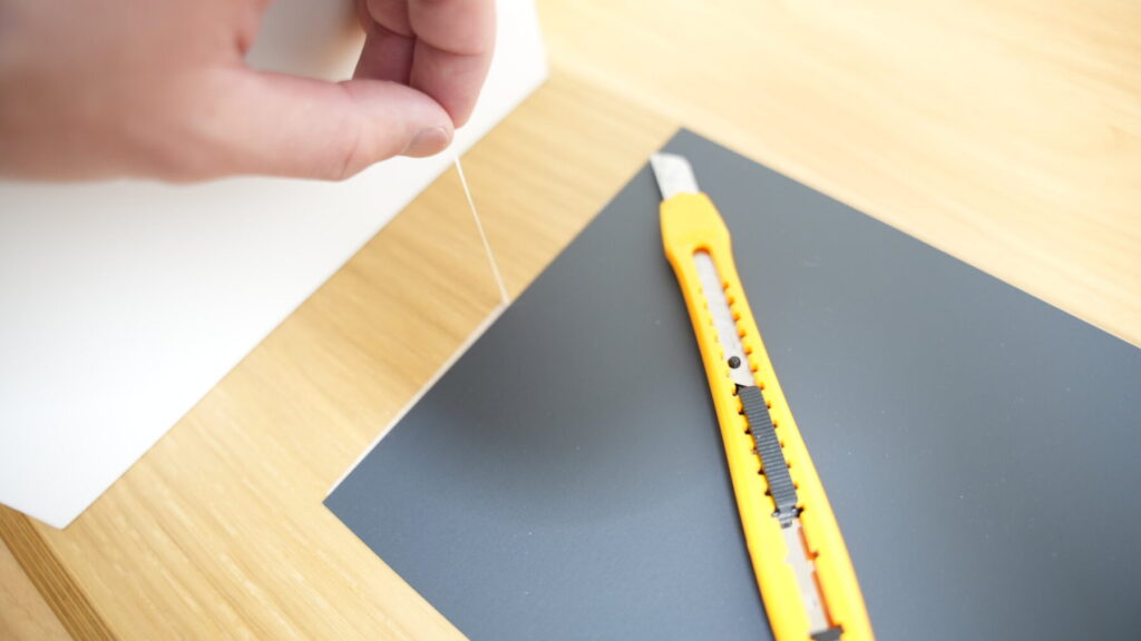 デスクシェルフ改造