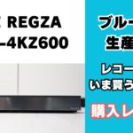 東芝 REGZA DBR-4KZ600