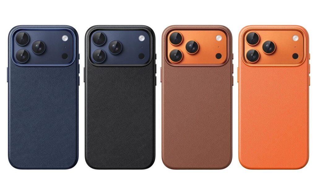 JETech iPhone17ProMax用レザーケース