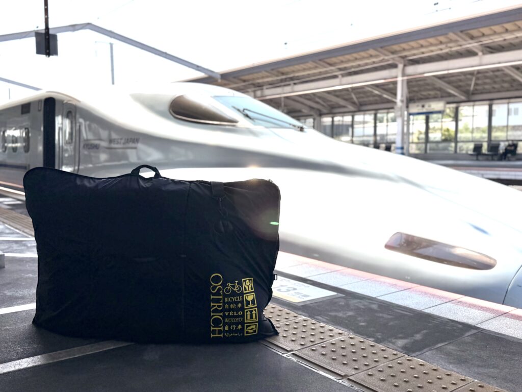 ロードバイクを新幹線で輪行