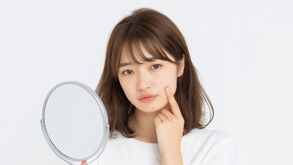 歯に違和感を覚える女性